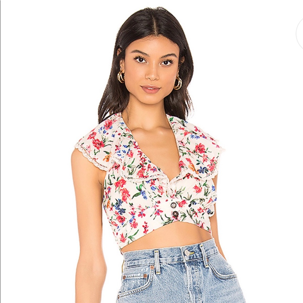 NWT Floral Lovers + Friends Top REVOLVE